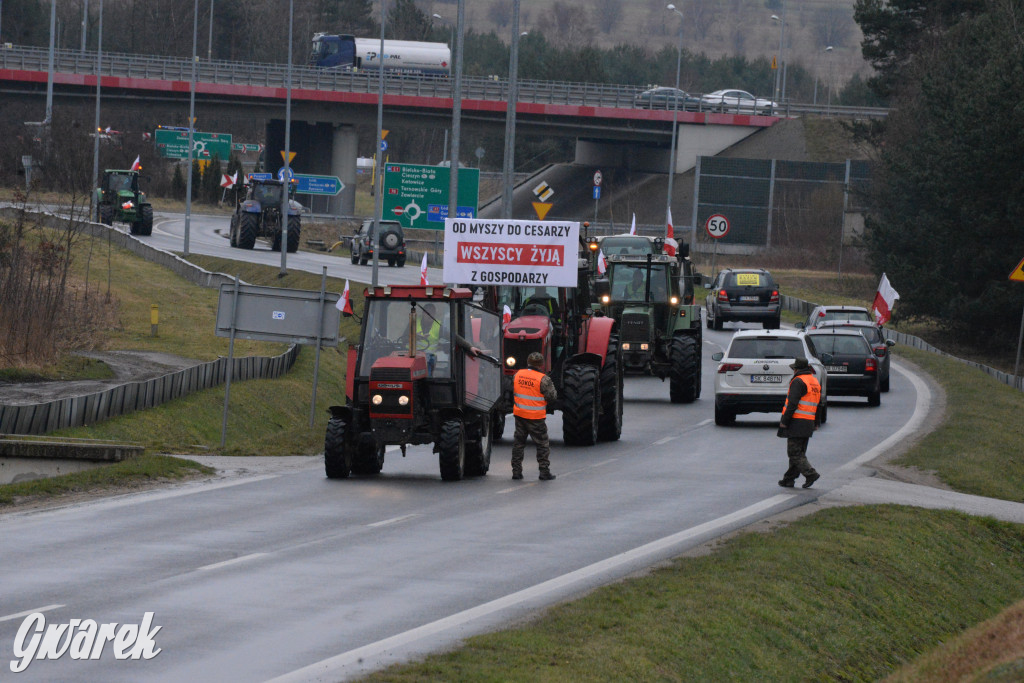 Pyrzowice. Protest rolników i myśliwych