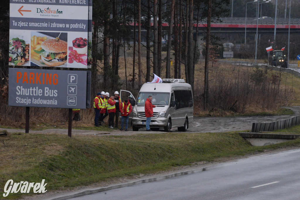 Pyrzowice. Protest rolników i myśliwych