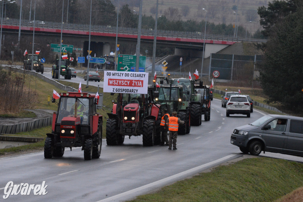 Pyrzowice. Protest rolników i myśliwych
