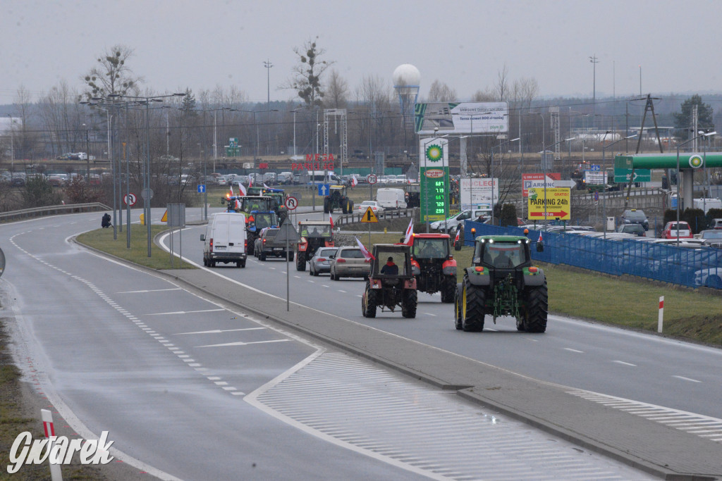 Pyrzowice. Protest rolników i myśliwych