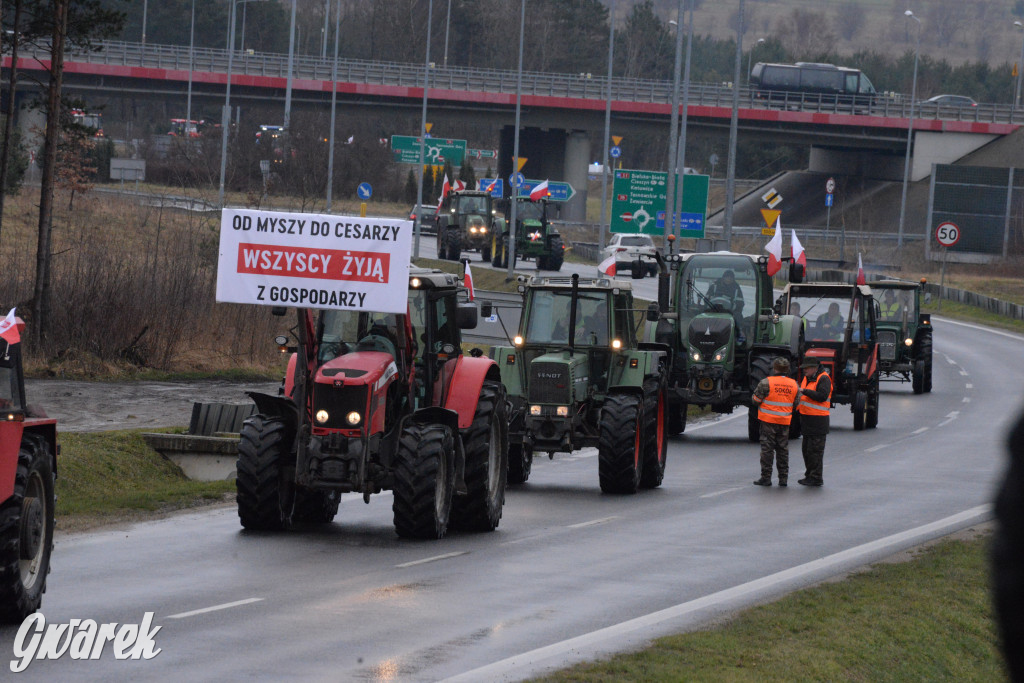 Pyrzowice. Protest rolników i myśliwych