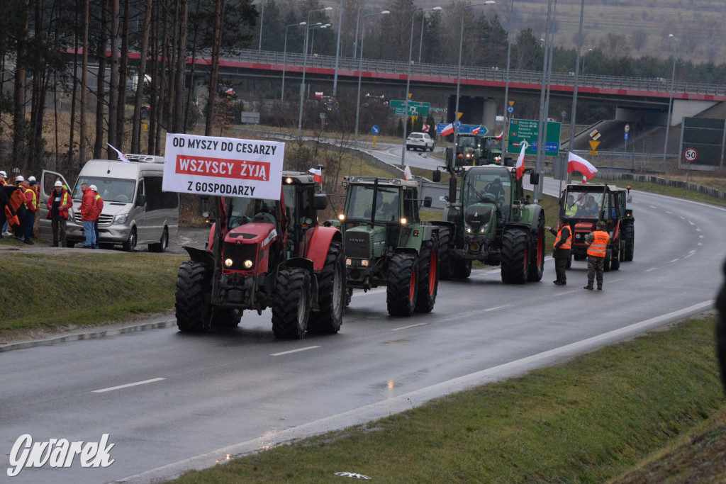 Pyrzowice. Protest rolników i myśliwych