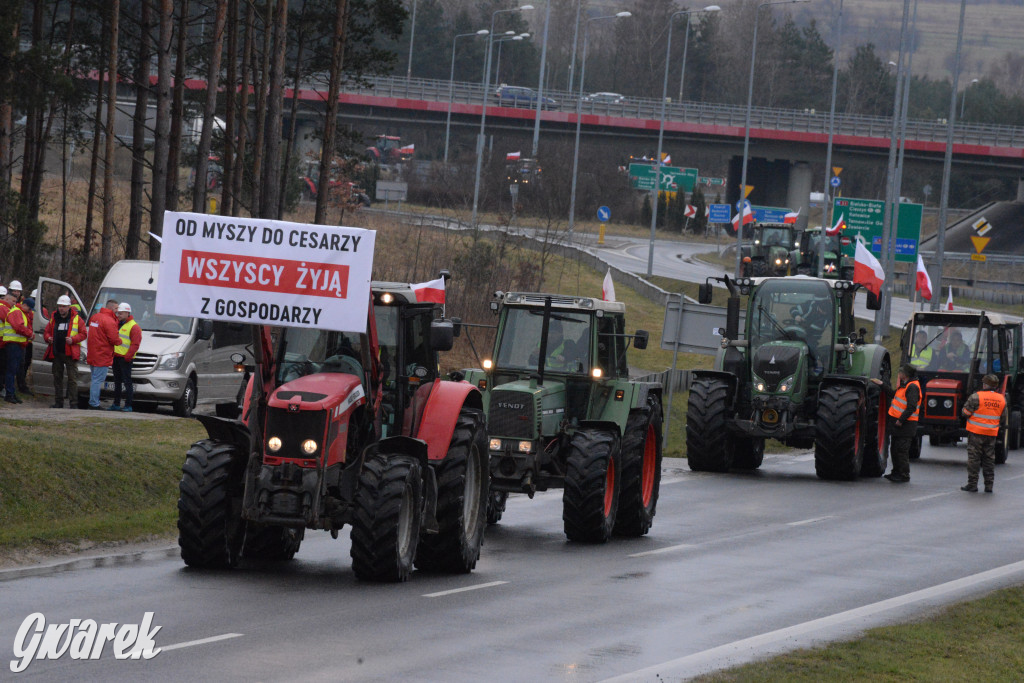 Pyrzowice. Protest rolników i myśliwych