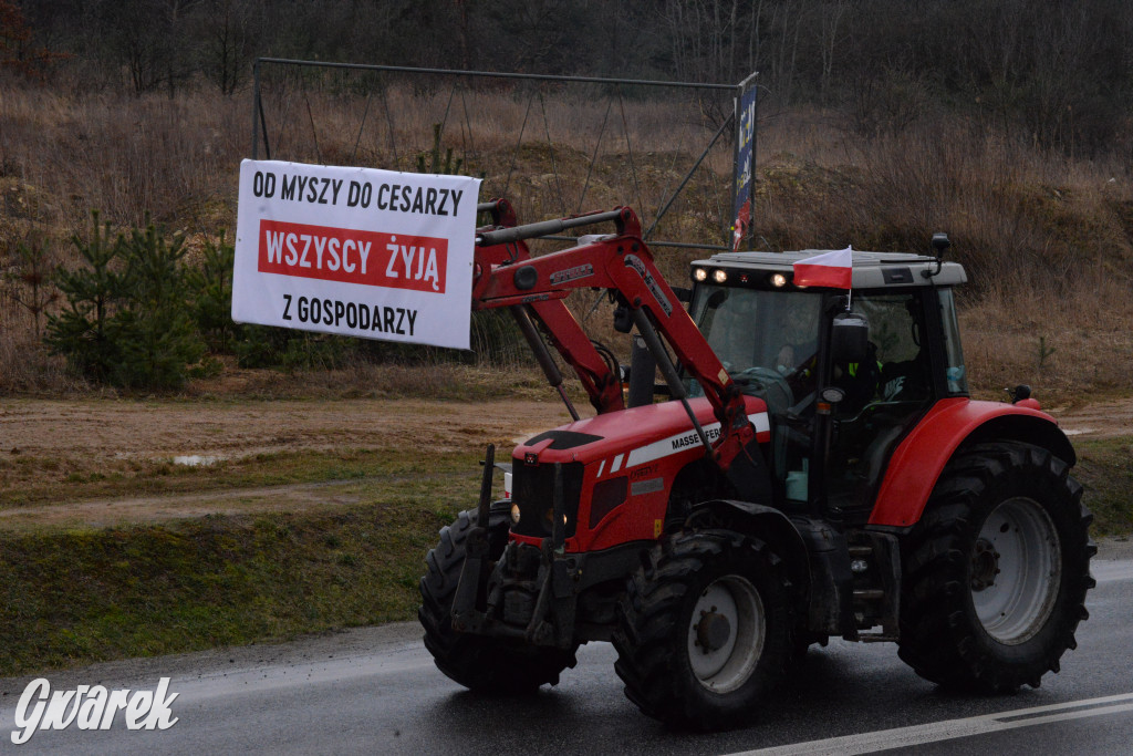 Pyrzowice. Protest rolników i myśliwych