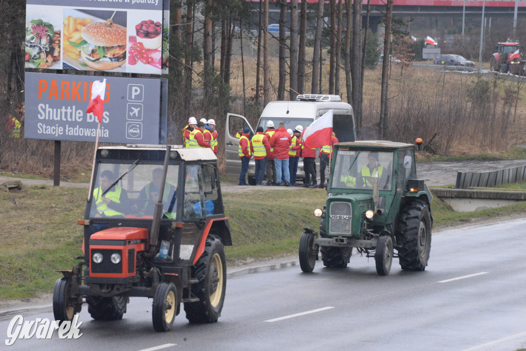 Pyrzowice. Protest rolników i myśliwych