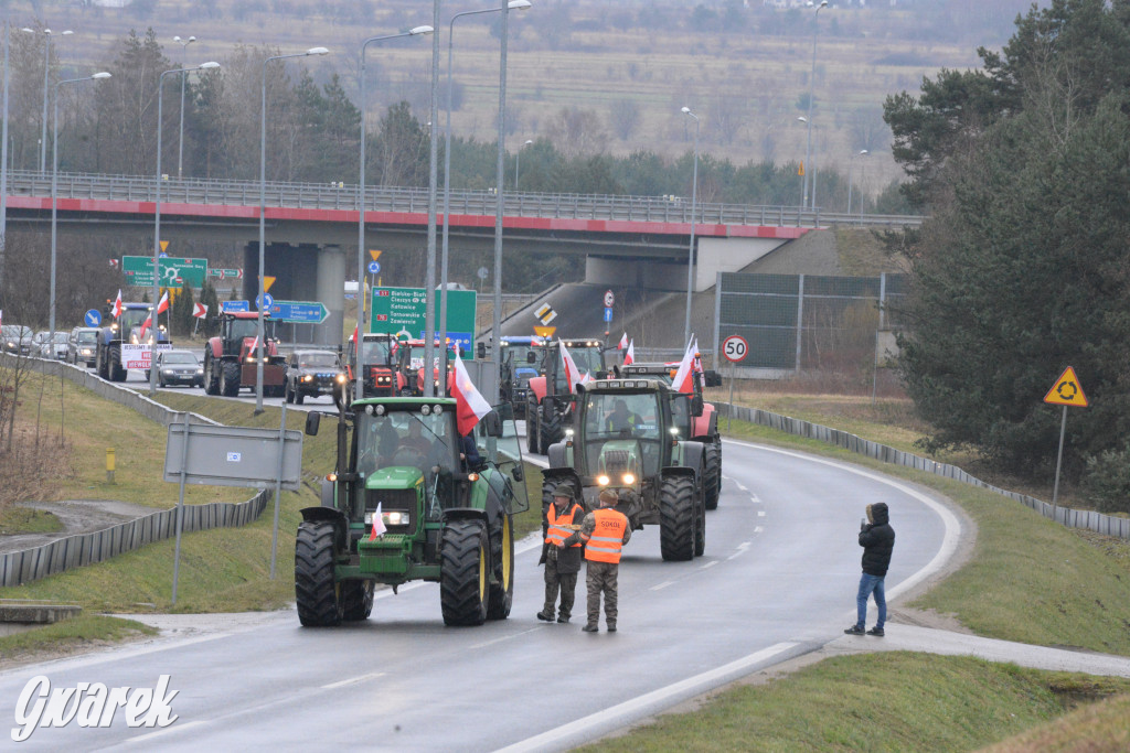 Pyrzowice. Protest rolników i myśliwych