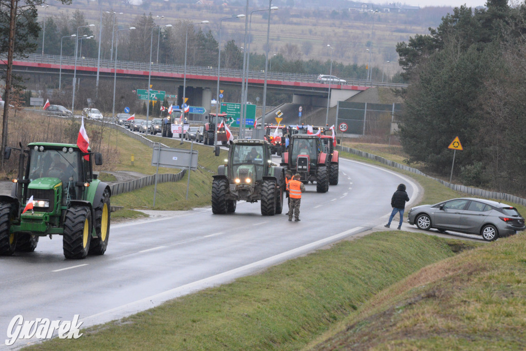Pyrzowice. Protest rolników i myśliwych