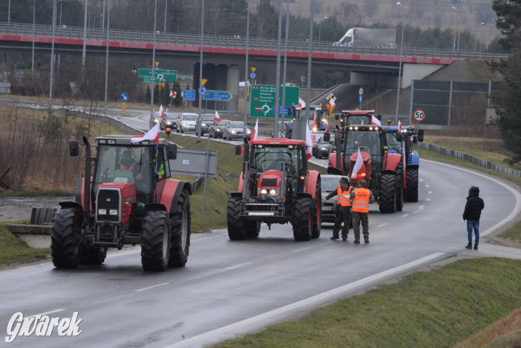 Pyrzowice. Protest rolników i myśliwych