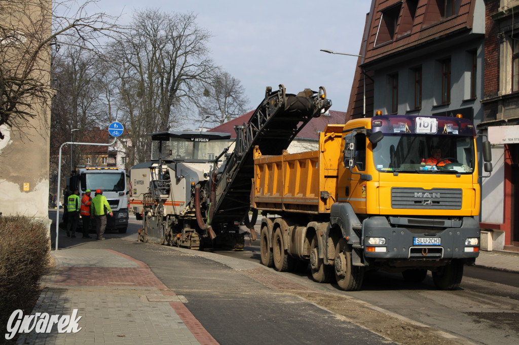 Tarnowskie Góry. Remont ul. Sienkiewicza