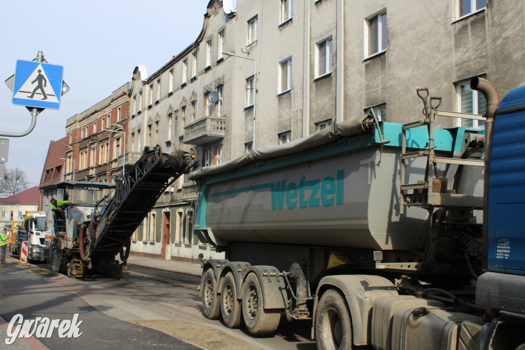 Tarnowskie Góry. Remont ul. Sienkiewicza