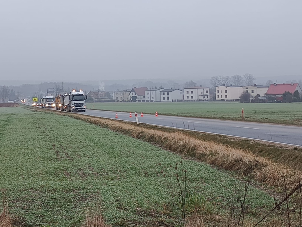 Karambol na drodze wojewódzkiej