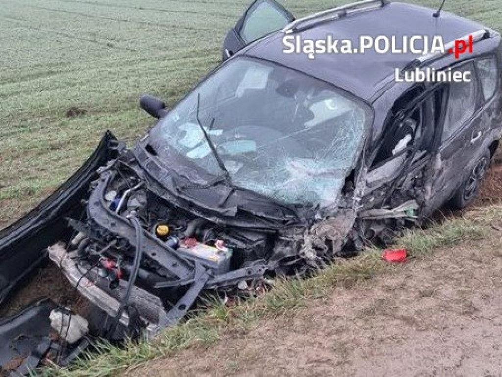 Karambol na drodze wojewódzkiej