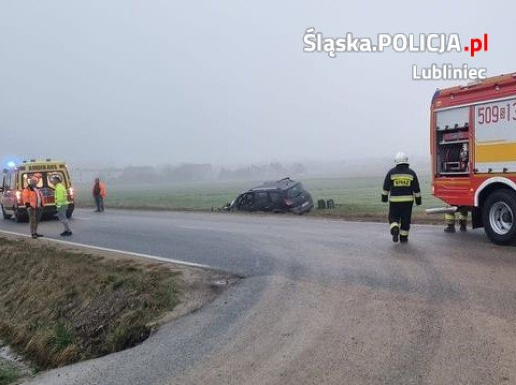 Karambol na drodze wojewódzkiej