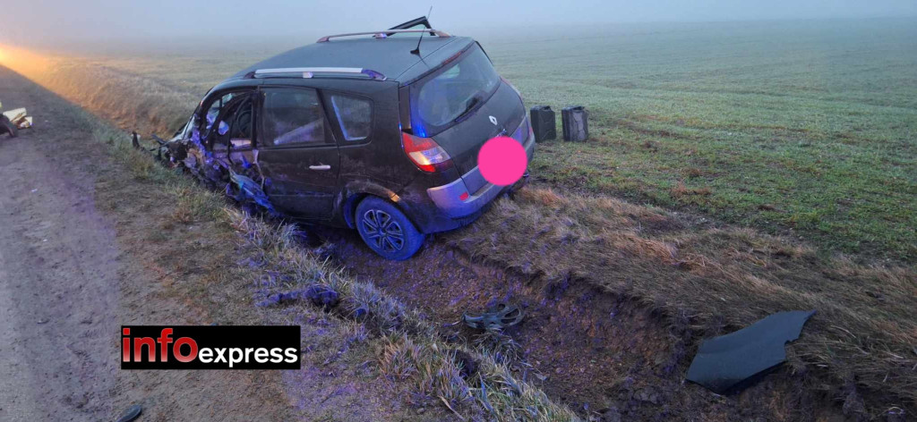 Karambol na drodze wojewódzkiej