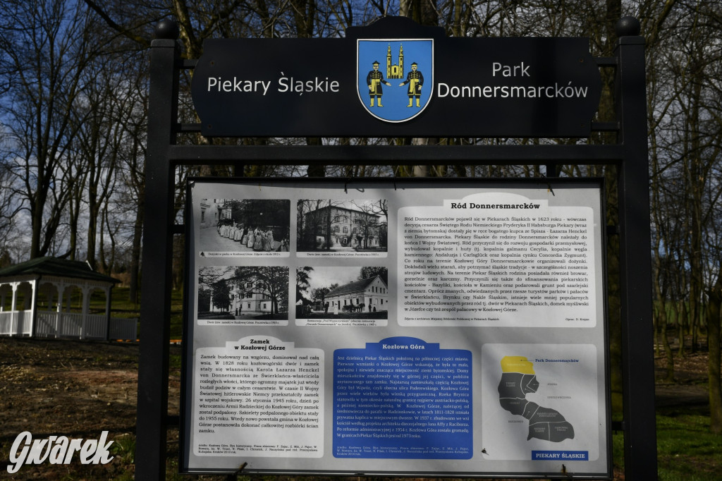 Wiosenny spacer w parku Donnersmarcków [FOTO]