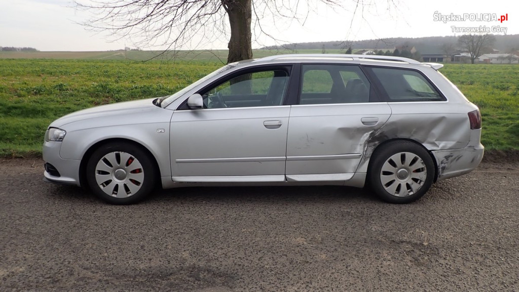 Próbował wyprzedzić, uderzył w drzewo