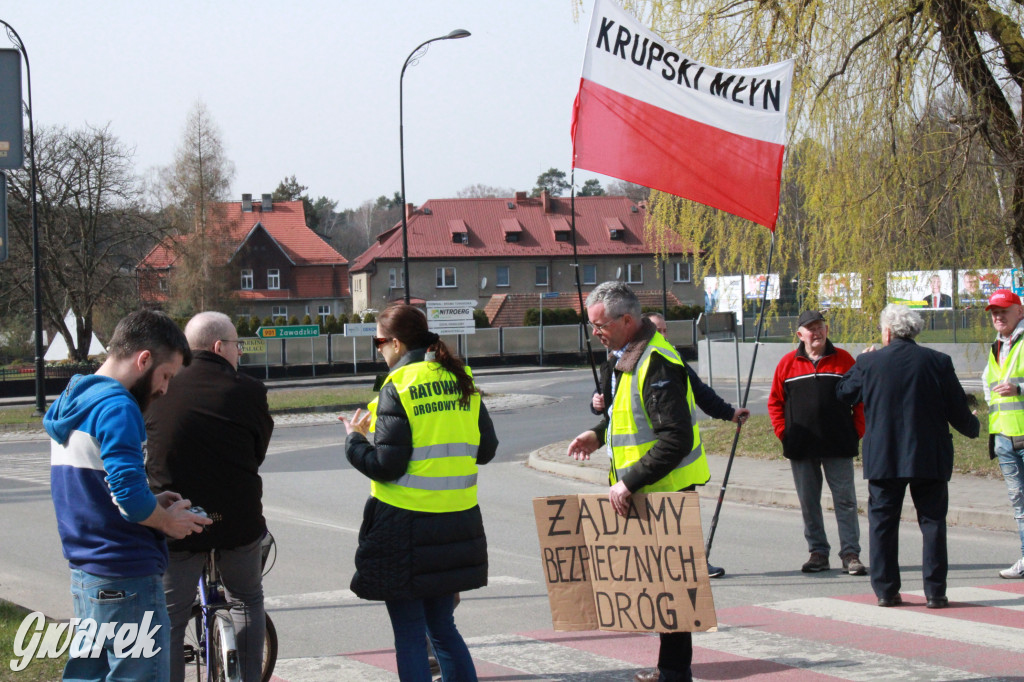 Protest nie sparaliżował ruchu. Krzyczano: złodzieje