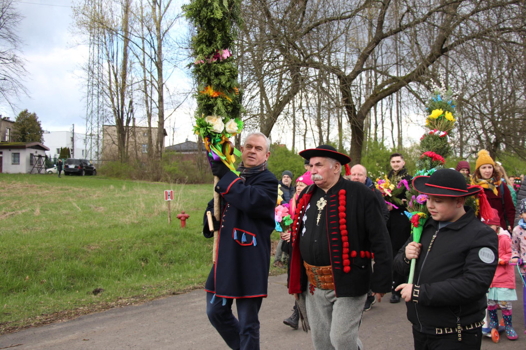 Wielkanoc w śląskim skansenie, procesja z palmami [GALERIA]