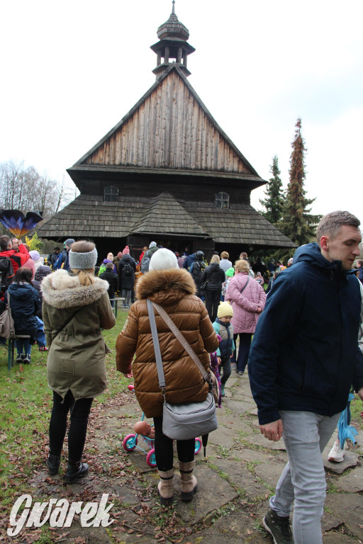 Wielkanoc w śląskim skansenie, procesja z palmami [GALERIA]