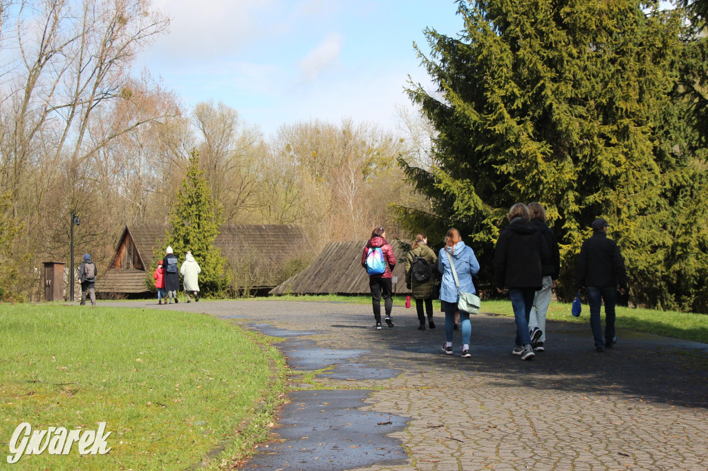 Wielkanoc w śląskim skansenie, procesja z palmami [GALERIA]