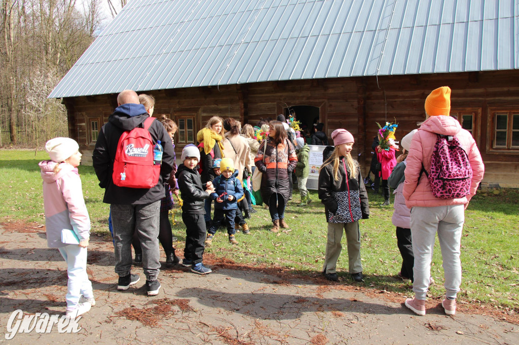 Wielkanoc w śląskim skansenie, procesja z palmami [GALERIA]