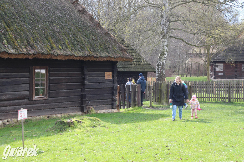 Wielkanoc w śląskim skansenie, procesja z palmami [GALERIA]