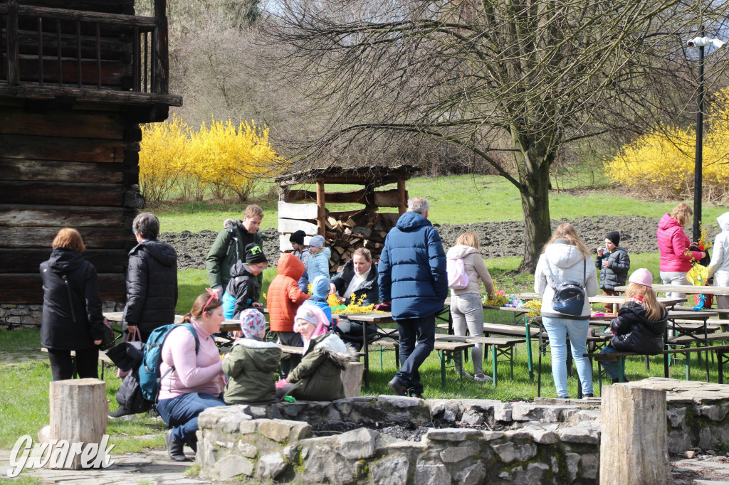 Wielkanoc w śląskim skansenie, procesja z palmami [GALERIA]