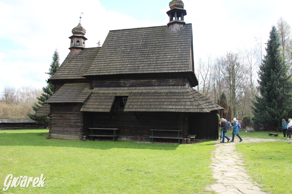 Wielkanoc w śląskim skansenie, procesja z palmami [GALERIA]