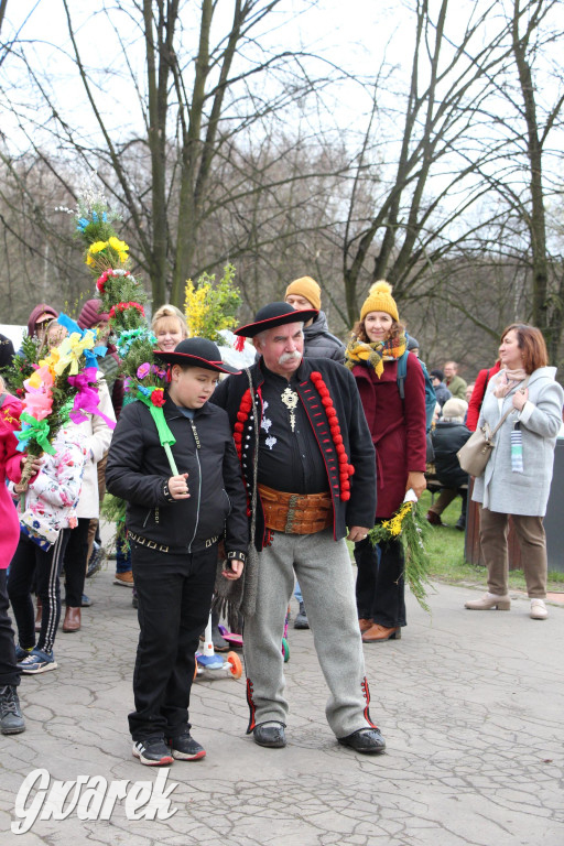 Wielkanoc w śląskim skansenie, procesja z palmami [GALERIA]