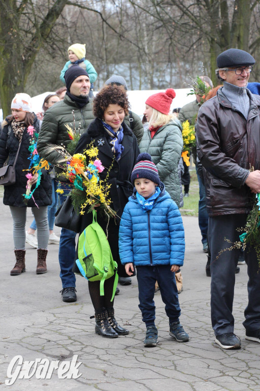 Wielkanoc w śląskim skansenie, procesja z palmami [GALERIA]