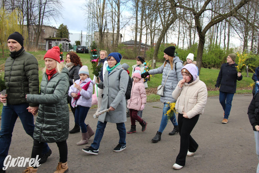 Wielkanoc w śląskim skansenie, procesja z palmami [GALERIA]