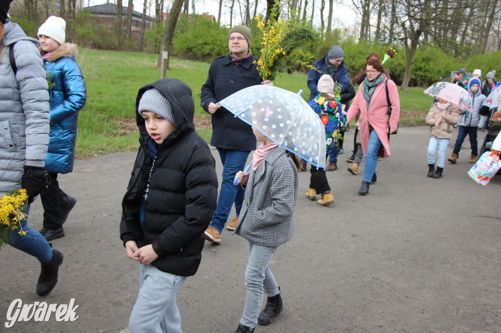 Wielkanoc w śląskim skansenie, procesja z palmami [GALERIA]