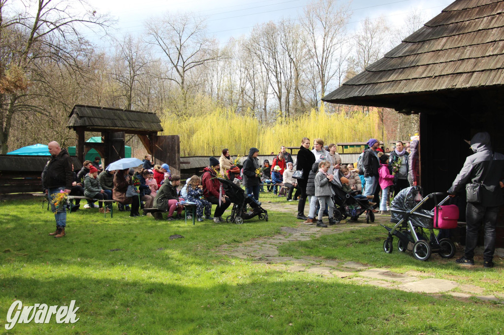 Wielkanoc w śląskim skansenie, procesja z palmami [GALERIA]