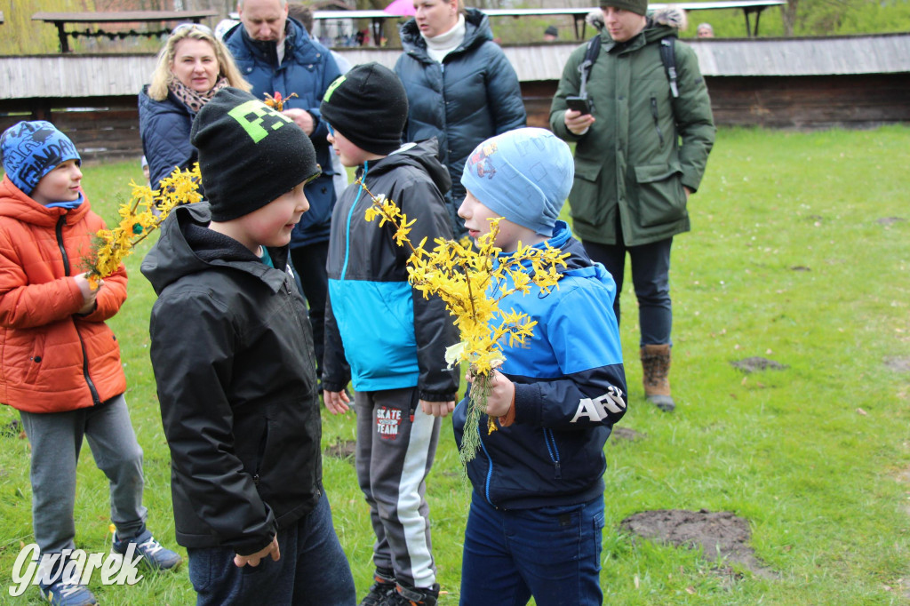 Wielkanoc w śląskim skansenie, procesja z palmami [GALERIA]