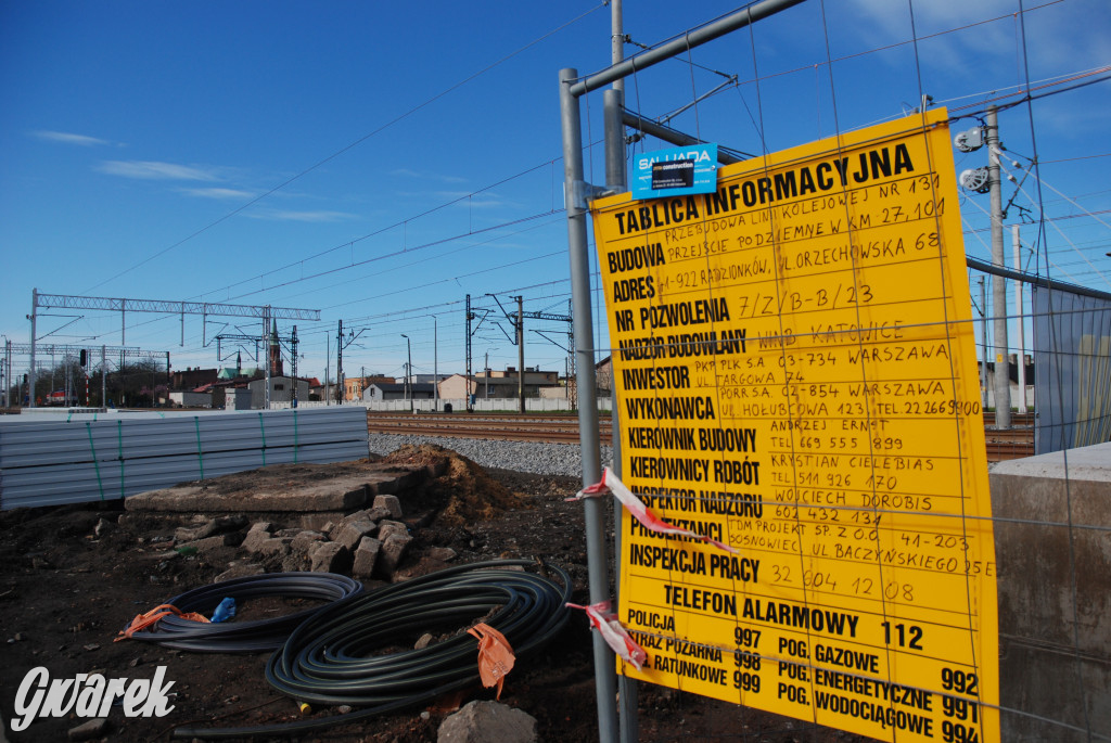 Trwa remont linii kolejowej w Radzionkowie