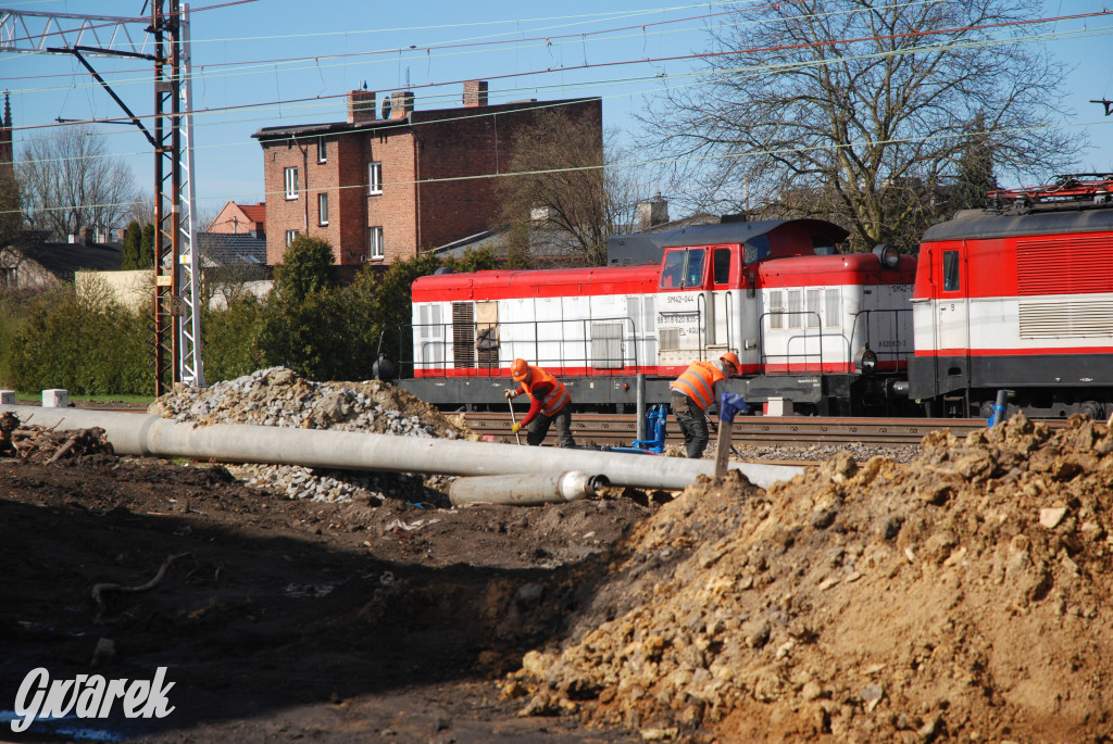 Trwa remont linii kolejowej w Radzionkowie
