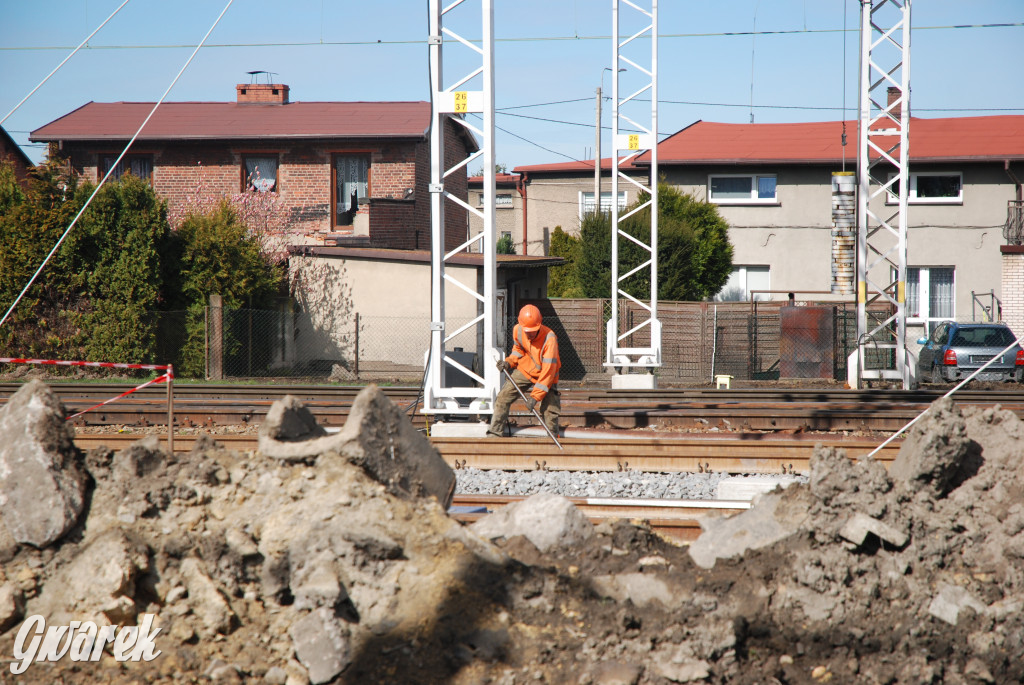 Trwa remont linii kolejowej w Radzionkowie