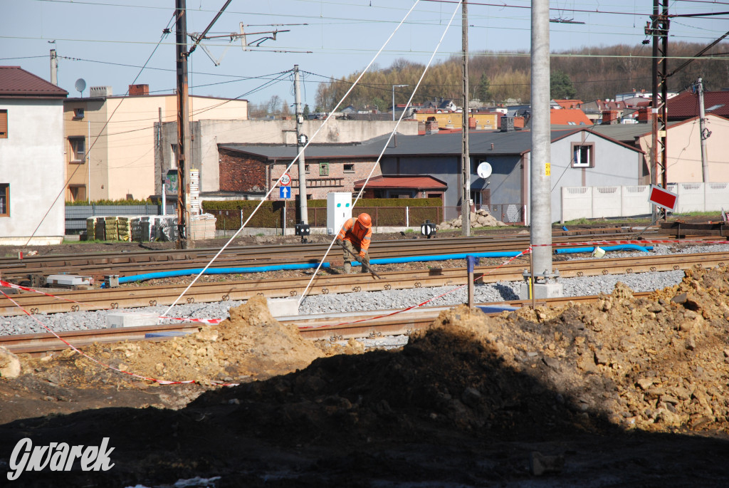 Trwa remont linii kolejowej w Radzionkowie