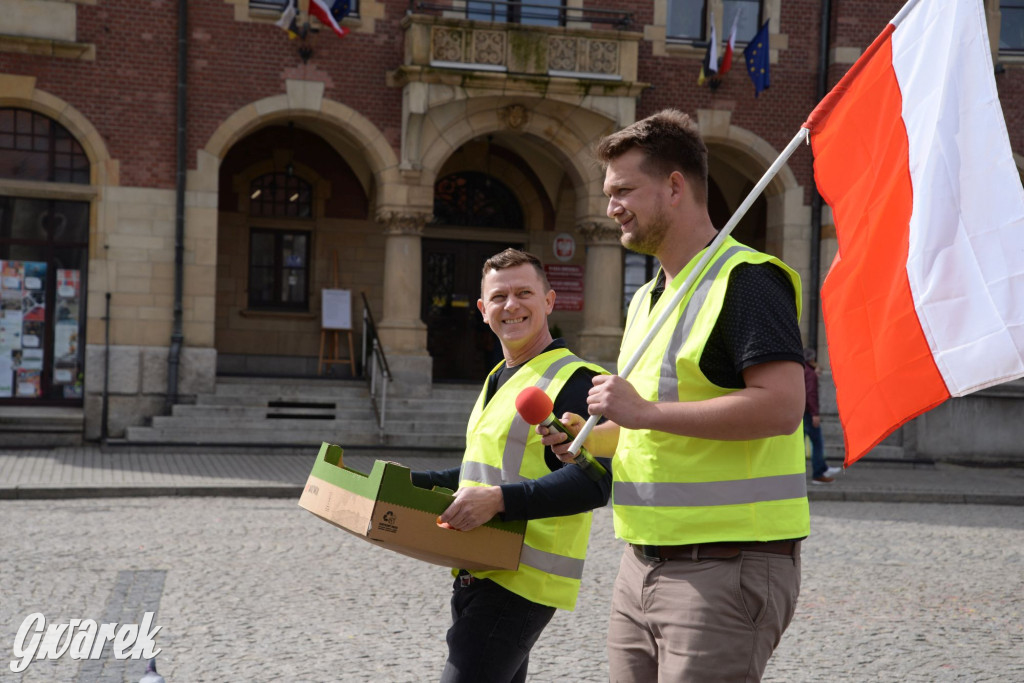 Gnojowica dla posła Głogowskiego. Protest rolników