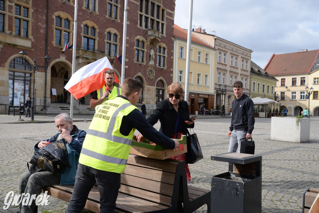 Gnojowica dla posła Głogowskiego. Protest rolników