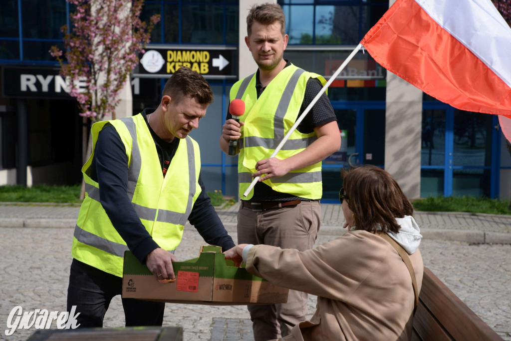 Gnojowica dla posła Głogowskiego. Protest rolników