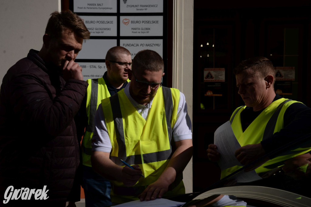 Gnojowica dla posła Głogowskiego. Protest rolników