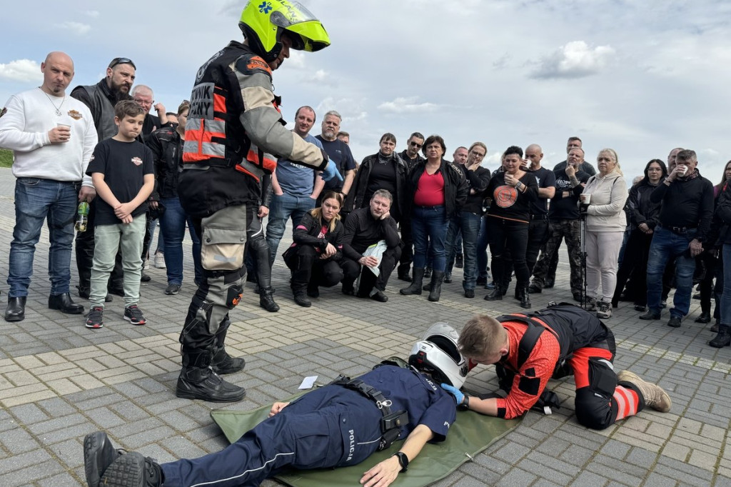 Sezon rozpoczęty. Parada motocyklowa w mieście FOTO