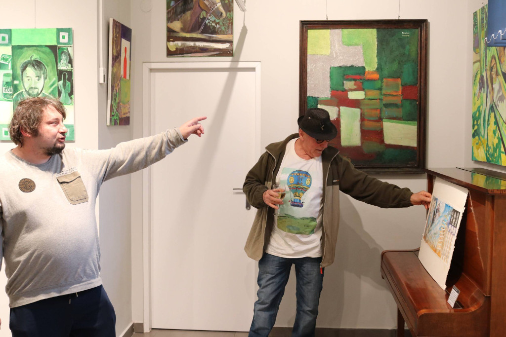 Wernisaż wystawy prac Michała Ogińskiego