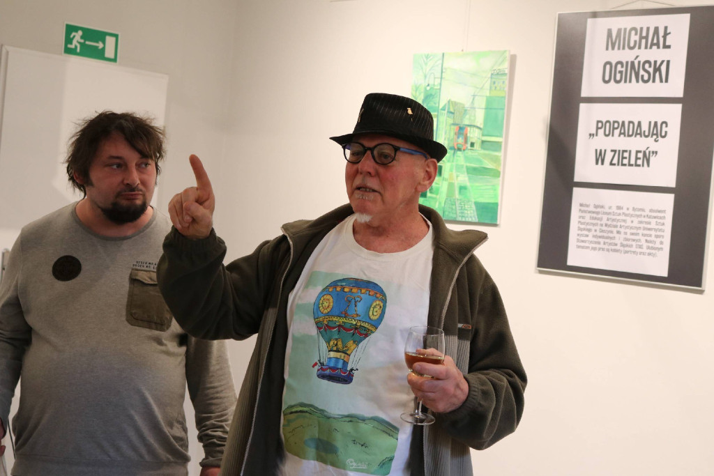 Wernisaż wystawy prac Michała Ogińskiego