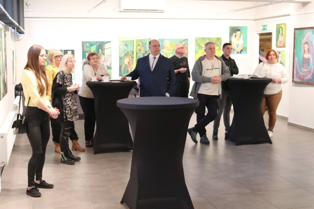 Wernisaż wystawy prac Michała Ogińskiego