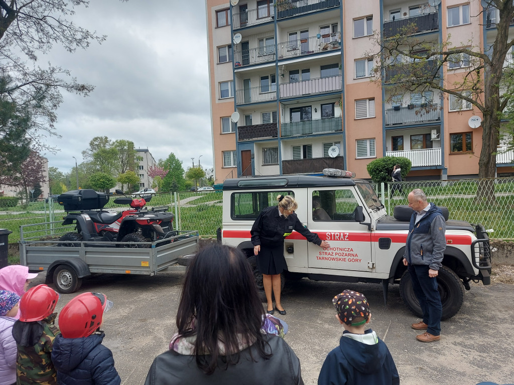 Odważni jak strażacy, czyli przedszkolacy w akcji
