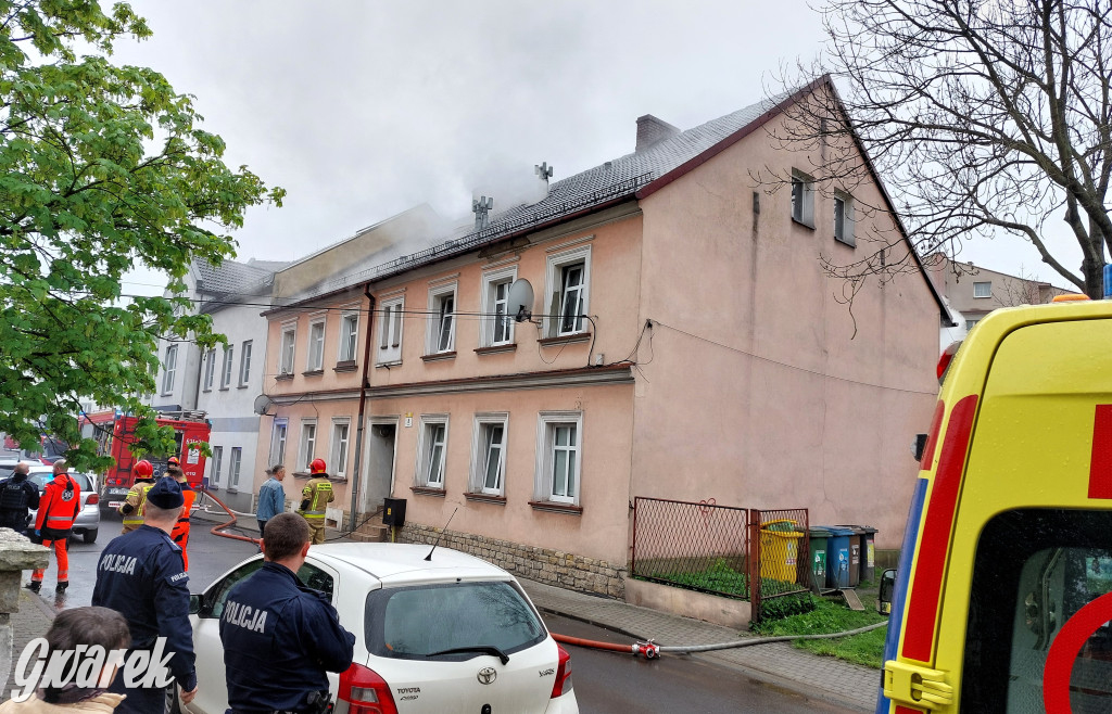 Tarnowskie Góry. Pożar mieszkania