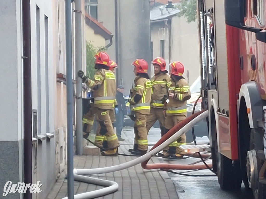 Tarnowskie Góry. Pożar mieszkania