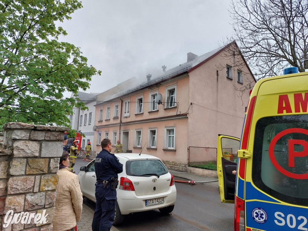 Tarnowskie Góry. Pożar mieszkania